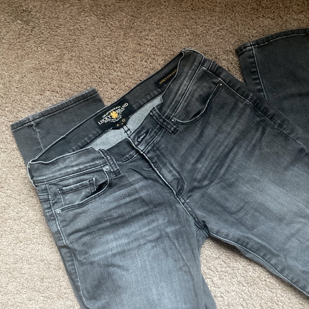 Lucky Brand Sweet Straight Jeans Gray Size 4/27